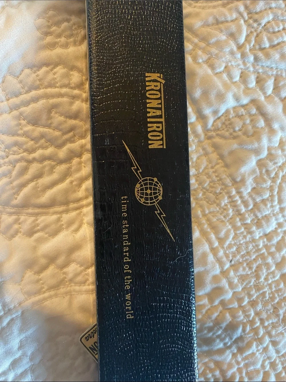 Vintage Electra kronairon  Gold plated Bracelet Watch with box mint condition